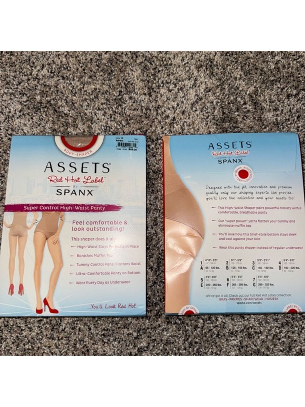 2 pairs of Spanx High-Waist Shaping Panty in Nude